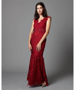 phase eight darena dress red
